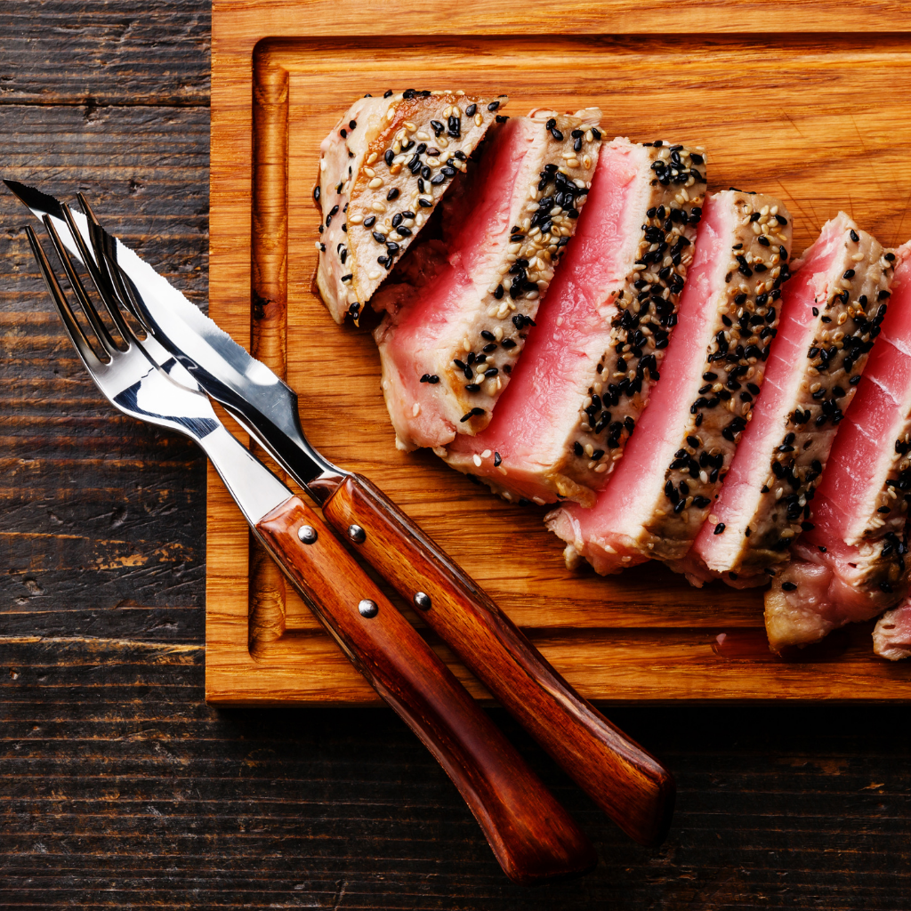 Sesame-Seared Ahi Tuna | OC Wild Seafood Recipes