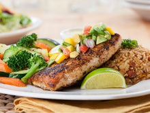 Load image into Gallery viewer, Blackened Mahi Mahi Fillet with Mango Salsa