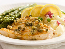 Load image into Gallery viewer, Pan Seared Local Swordfish with Lemon Caper Sauce