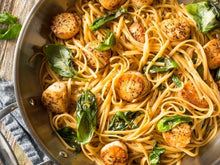 Load image into Gallery viewer, Bay Scallops Seafood Pasta Dish
