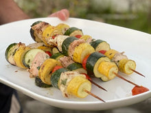 Load image into Gallery viewer, Grilled California White Seabass Kabobs

