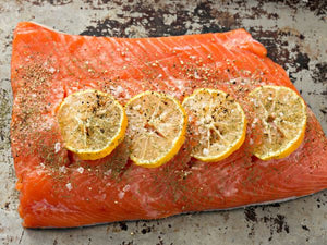 Grilled Fresh Wild-Caught Coho Salmon