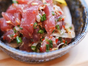 Local Wild Raw Bluefin Tuna Salad