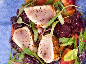 Seared Wild Albacore Tuna Salad